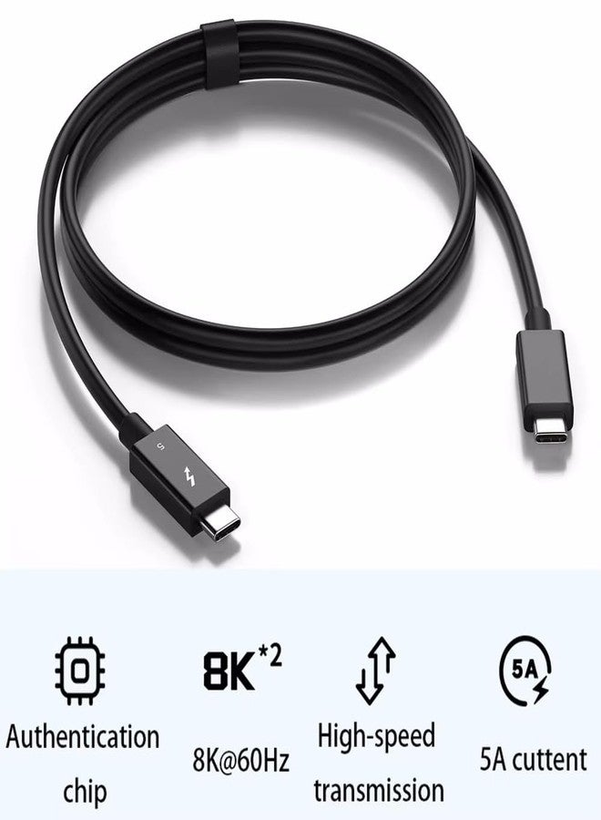 ienza 3FT Thunderbolt 5 USB C / USB4 Compatible with MacBook, iPad, iPhone 15 16, Lenovo, HP, Samsung, Dell, PC Laptop Super-Fast Charging, Video Display, Monitor, Docking Station, Hub, Data Transfer - Image 2